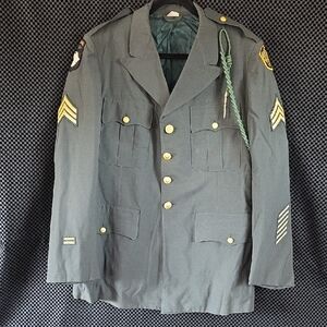 Men's Gray Military Style Jacket